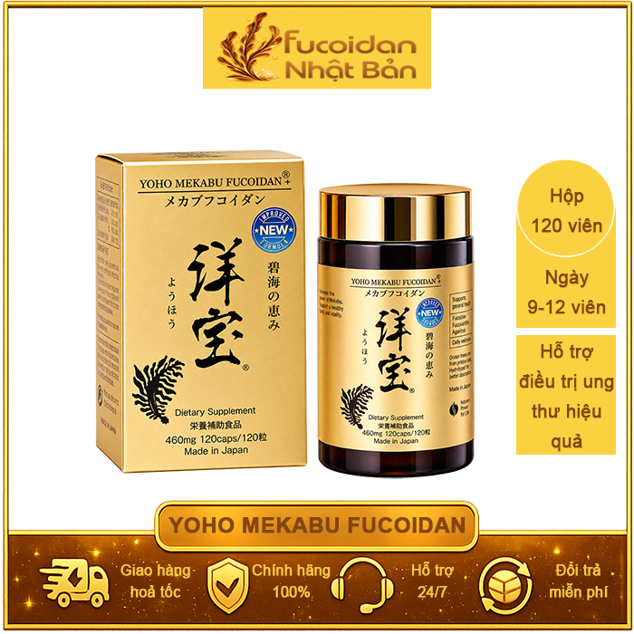 Viên uống Yoho Mekabu Fucoidan Nhật Bản 120 viên
